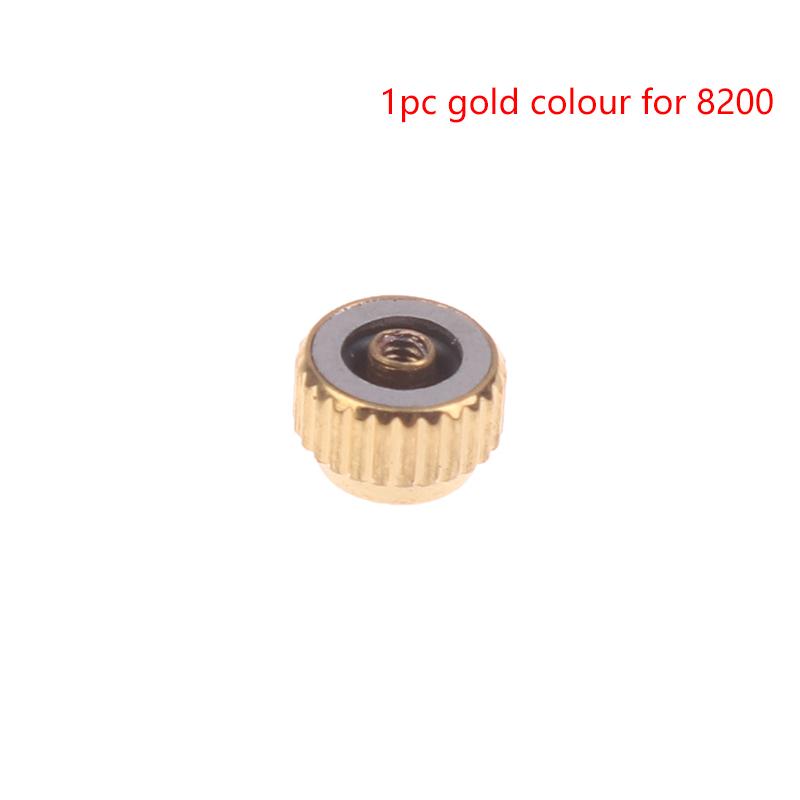 1/5Pcs 7009 8200 Watch Crown Head Ccrown Stainless Steel Watch Head Handle For 46941 46943 Movement Thick Tube Watch Accessories