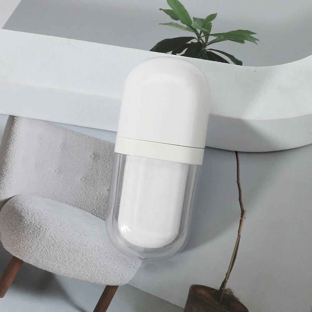 3ml Pink Oval Lip Gloss Tube, Ice Cream White Lip Glaze Bottle, Mini Lip Mud Empty Cosmetic Container