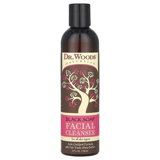 Dr. Woods, Black Soap Facial Cleanser, 8 Fl Oz (236 Ml)