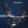Anal Plug Vibrator Prostata Massagegerät Silikon Sexspielzeug für Männer Butt Plug mit kabelloser Fernbedienung 10 Modi Gay Sexy Produkt