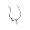 Pandora Simple Basic Collarbone Necklace Women necklace Rose-Gold 580413