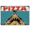 Italienische Pizza Vintage Metallschild Blechschild Vintage Dekoration Man Cave Plakette Hauswanddekoration Bar Schild Heimdekoration Poster