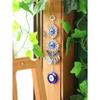 Boho Evil Eye Hanging Wall Decor Metal Pendant Wall Art Hanging Ornament Gothic Home Decor Garden Wind Chimes Outdoor Decoration