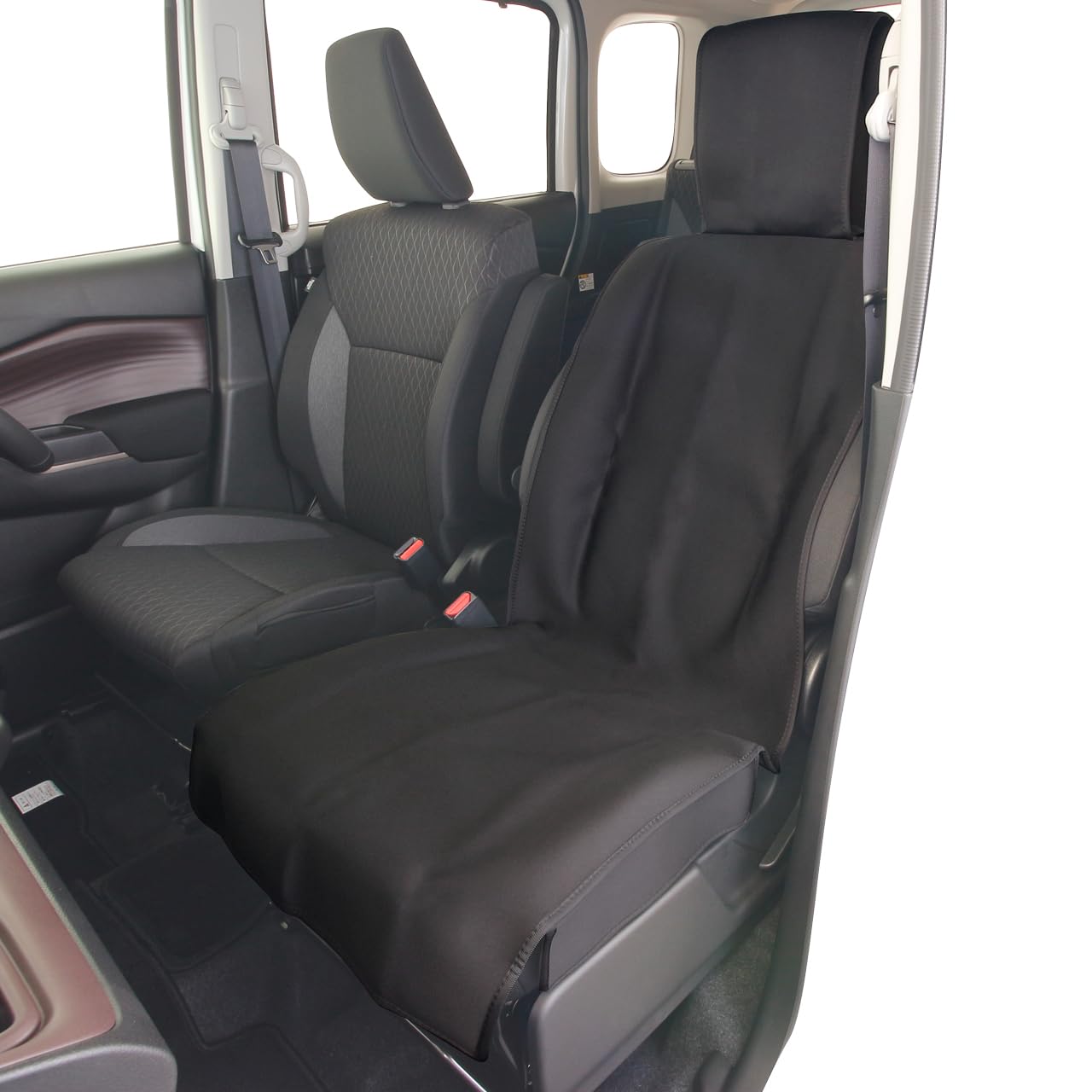 

Nishiki Sangyo Tomboy Aquaguard Seat Covers for Kei and Standard Universal Single Front Seat Wetsuit Fully Cars, Fit, Cover, Waterproof, Material, чёрный