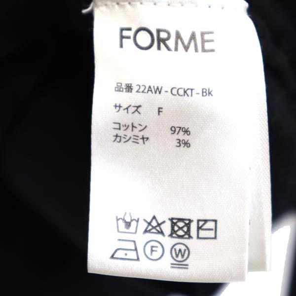 FORME Long sleeve Crew neck sweater F black Long sleeve knit Men's Used