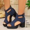 Übergrößen Schuhe, Hohe Absätze, Blockabsätze, Damenschuhe, Sandalen