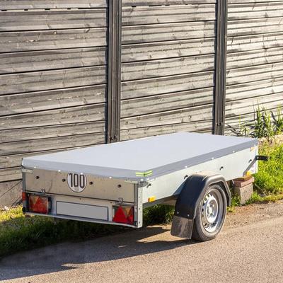 Kryt na přívěs Vodotěsný 420D Oxford Ochranný kryt na přívěs Větruodolný kryt Plochá plachta Pro vozidla Automobily Přeprava