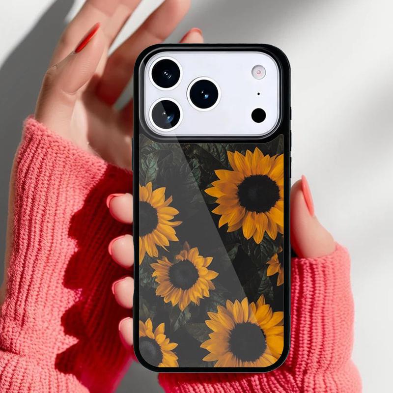 Sunflowers Forever Phone Case for iPhone 17 Air 16e 15 14 13 Pro Max Back Cover for 12 11 Pro Coque