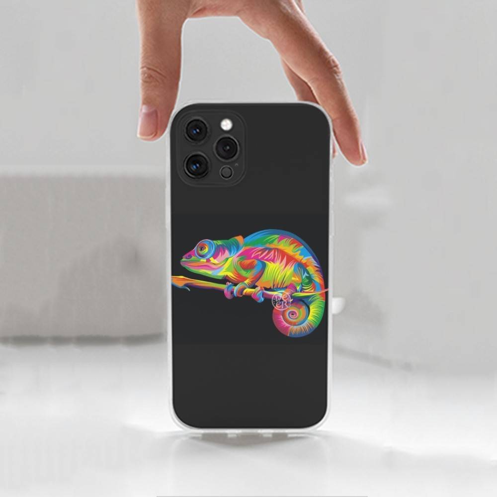 

Colorful Animals For iPhone 12,Mini,16,X,13,XR,15,Pro,17,Plus,11,Max,14,SE,XS,Transparent Soft Cover Case iPhone16plus