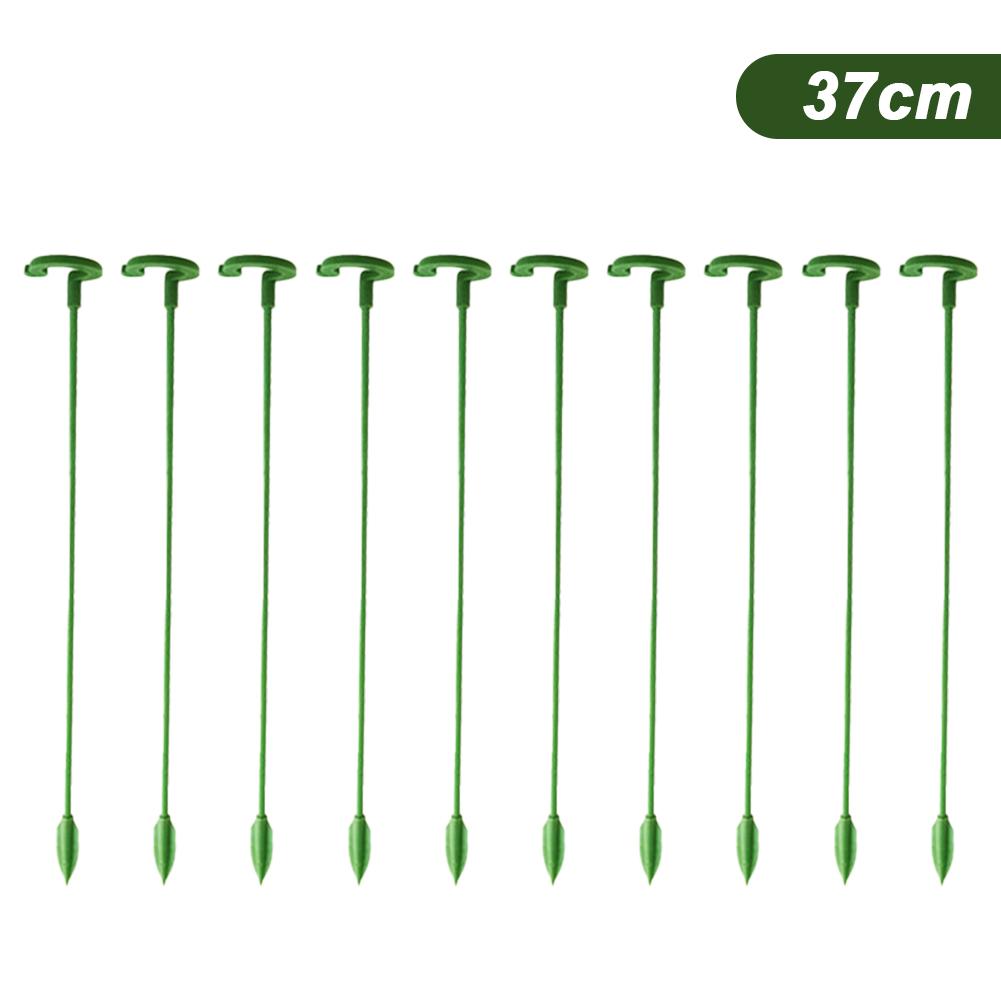 

10 шт./компл. рамка для вьющейся лозы, балконная рамка для цветов, опорная рама для горшечных растений, опорный столб в форме цветка, фиксированная защитная рама против полегания 37cm