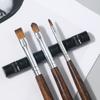 6Pcs Nail Brush Holder with 5 Slots Multi-functional Makeup Brush Organizer Manicure Art Tools Painting Pens Storage Rack Stand