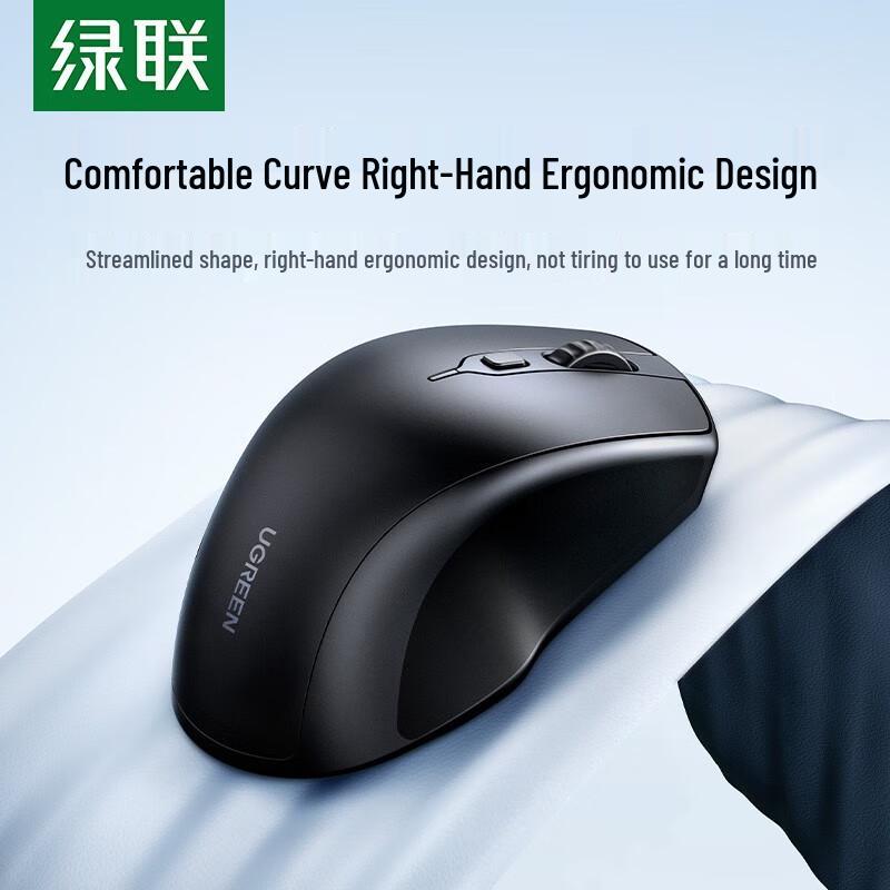 UGREEN MU101 Wireless Bluetooth Ergonomic Silent Mouse
