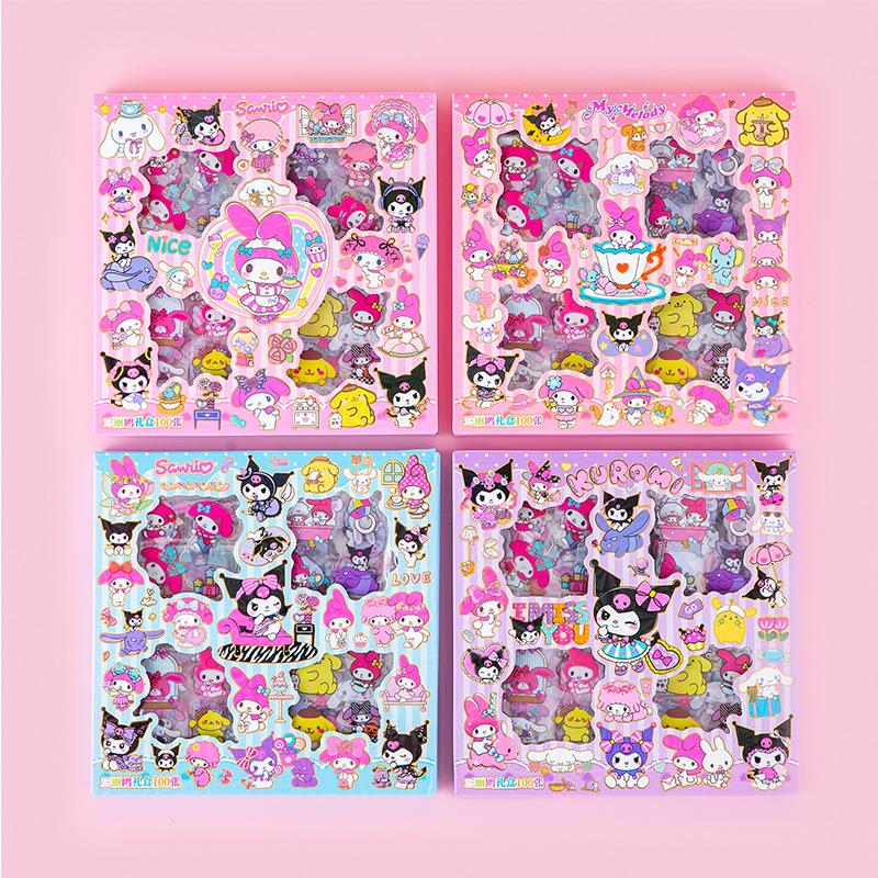 

Мультяшный стикер 96 шт. для хендмейда, Детский веселый прозрачный стикер для хендмейда, Водонепроницаемый стикер с питомцами, Декоративный материал, Стикер SZ-332