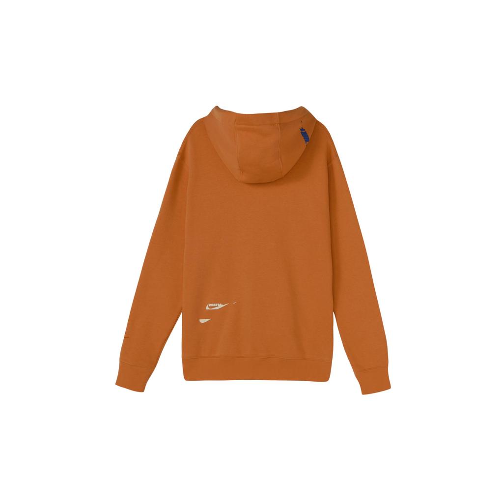Nike Sweatshirts Men's Orange Hooded Moderate Regular DM6874-808