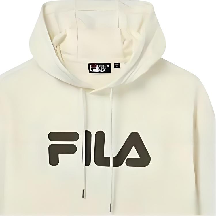 Fila Sweatshirts Unisex Ecru Hooded Moderate Regular F51U348298F-IV-