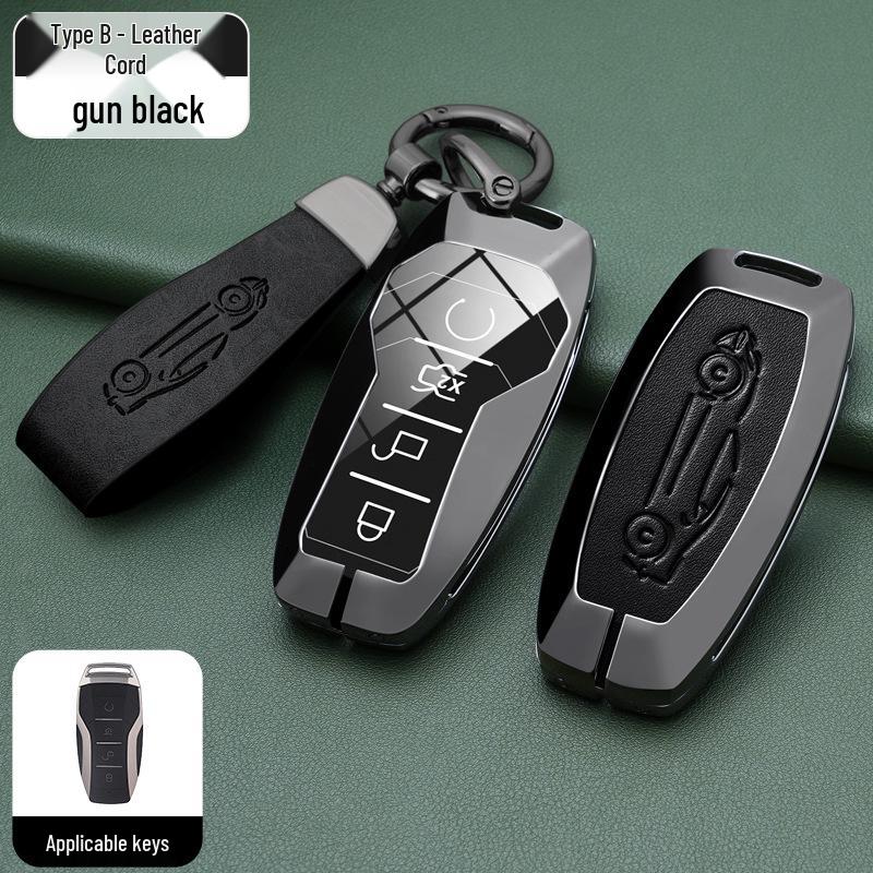 BYD Han, Tang DM, Qin PLUS, Song Pro/Max, Yuan Car Metal Key Case (2021 Model)