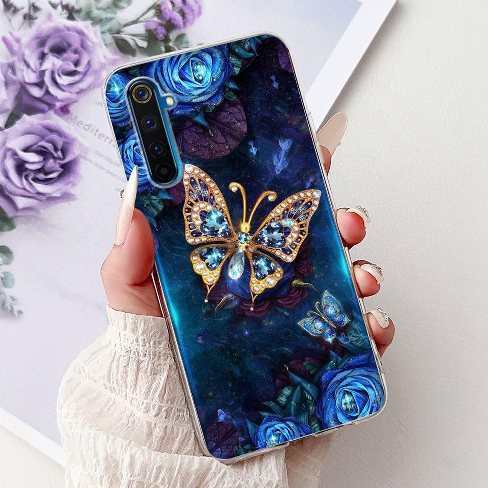 6.6" For Realme 6Pro RMX2061 RMX2063 Back Cover For Realme 6 Pro Case Clear Luxury Fashion Cute Cat Cool Funny Soft TPU Bumper