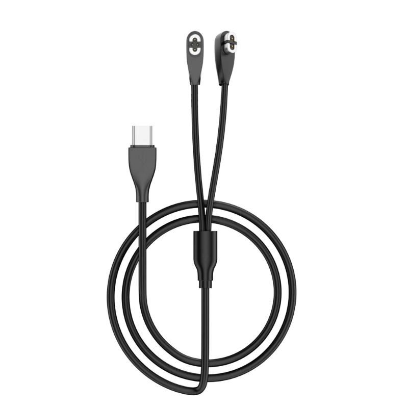 2 in 1 Magnetic USB Charging Cable 1m Cable Compatible for Bone Conductions Headphones For Efficient Charging Cord