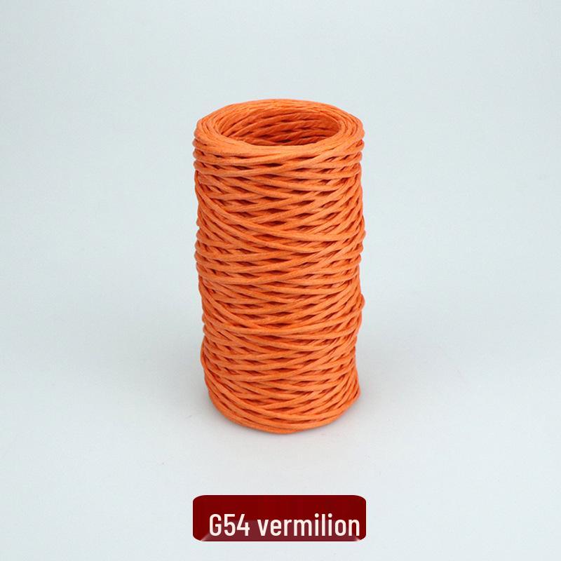 50m/100m Paper Rope 1mm/2mm Diameter for Handmade DIY Projects