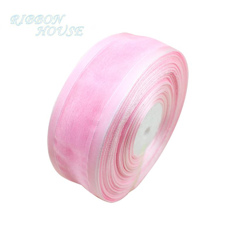 (10 Yards/Rolle) 38mm Weißes breites Organzaband Großhandel Geschenkverpackung Dekorationsbänder