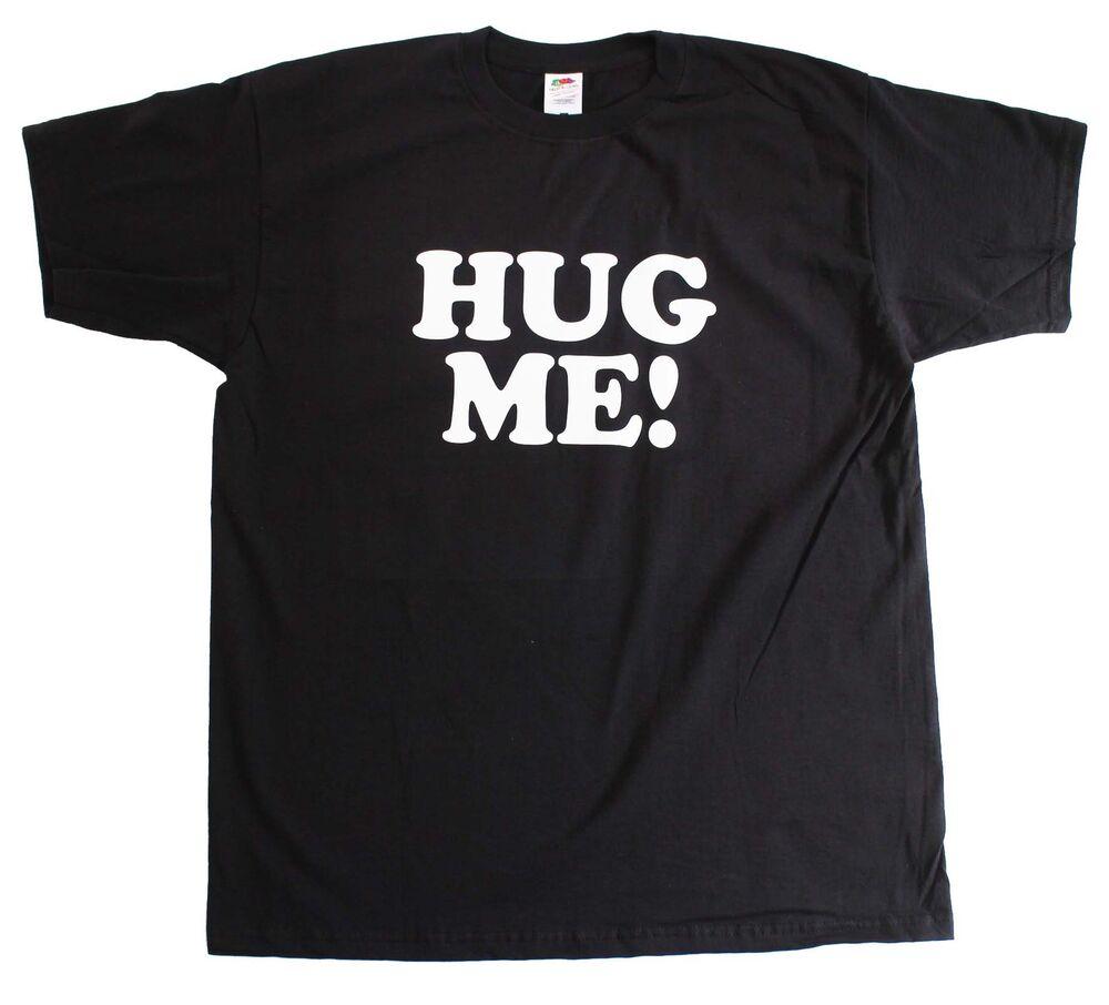 

Футболка унисекс с надписью «Hug Me Funny Novelty» S