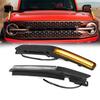 Ford Bronco Hood Handle Light Set: Black, ABS+Metal
