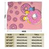 Homer S-Simpson Pink Donut Fun Blanket Quality Soft  Bedding Throws Winter Camping Sofa Home Aesthetic Bedspread