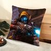 B-Borderlands Game Cushion Cover Soft Short Plush Pillow Cover Smooth Cozy Texture Aesthetic Cushion Case Home Decor