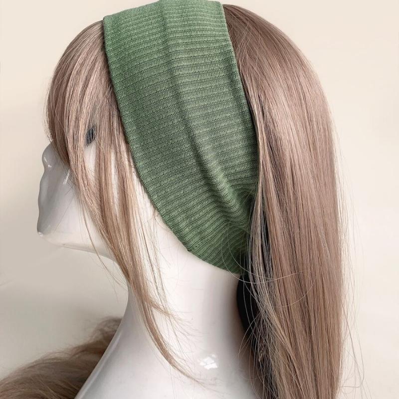 1 stk Minimalistisk Strikket Pannebånd, College Casual Sports Hodebånd Allsidige Tilbehør For Menn & Kvinner, Helårsbruk, Hårtilbehør