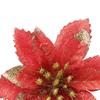 Artifical Glitter Christmas Flowers Fake Flowers Home Xmas Ornaments Christmas Tree Decorations