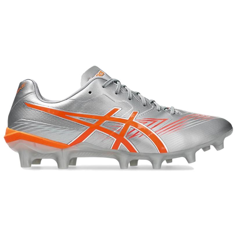 Asics Szybki Atak Wygodny Wszechstronny HG (Gumowe krótkie kołki) Buty piłkarskie z naturalnej trawy, męskie, srebrne, 1101A065-020