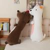 Kawaii Soft Dog Plush Toys Long Pillow High Quality Stuffed Animal Baby Appease Doll Home Decor Sofa Cushion Children Girl Gift