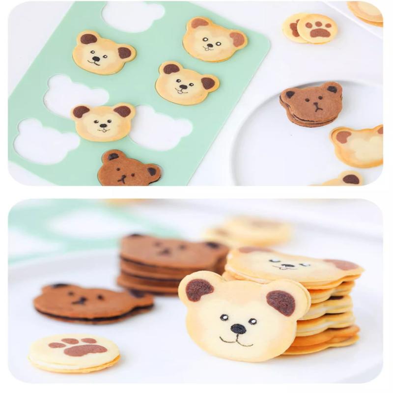 1Pcs Japanese Cookie Mold Silicone Cookie Mold Dacquoise Mold Chocolate Cake Decorating Kitchen Accessories Tool