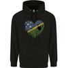 Love Solomon Islands Flag Day Football Hoodie