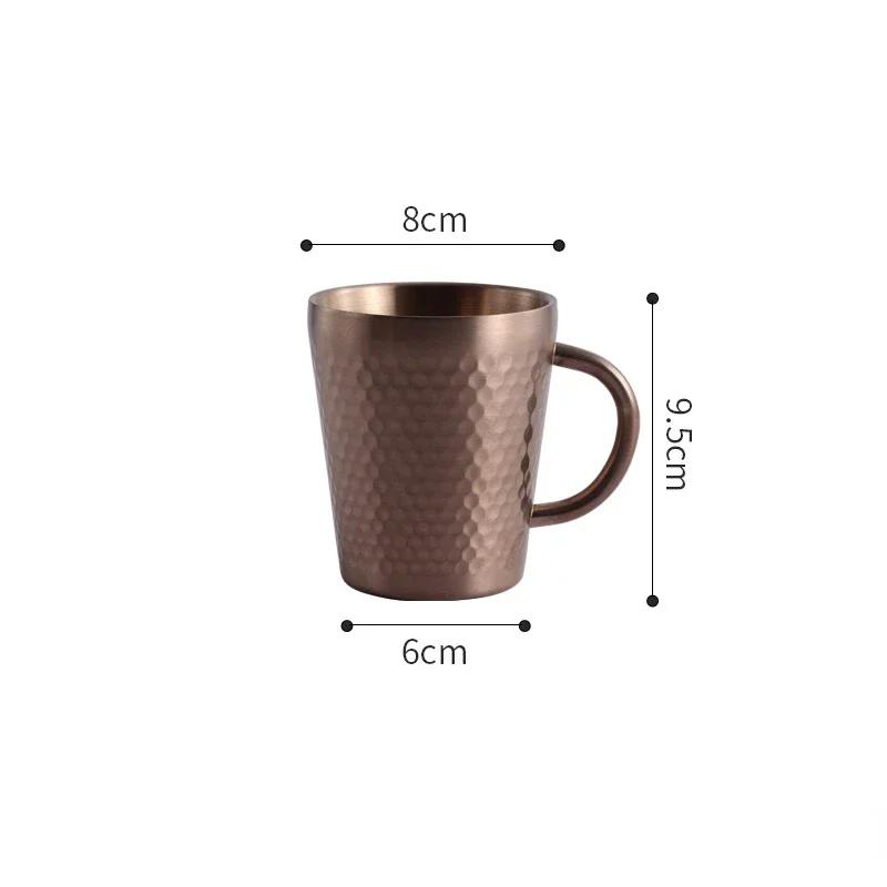 Coffee Cup Glass Cups Beer Mug Mate 304 Stainless Steel Cup Drinkware Drink Items Mugs Thermo Kitchen Dining Bar Home Garden