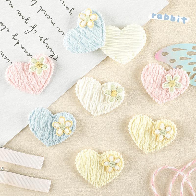 Hair Accessories Accessories Socks Shoes And Hats Decorative Accessories Love Flower Hairpin Accessories Brooch Embroidery Sticker Handmade