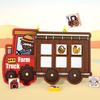 Children'S Early Education Matching Game Five Style Life Scene Matching Fire Engine Matching Educational Toy For Kids