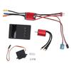 S2430 25A Brushless ESC with Programming Card 7200kv Brushless Motor with 2.2kg Metal Steering Gear for 1 16 1 18 RC