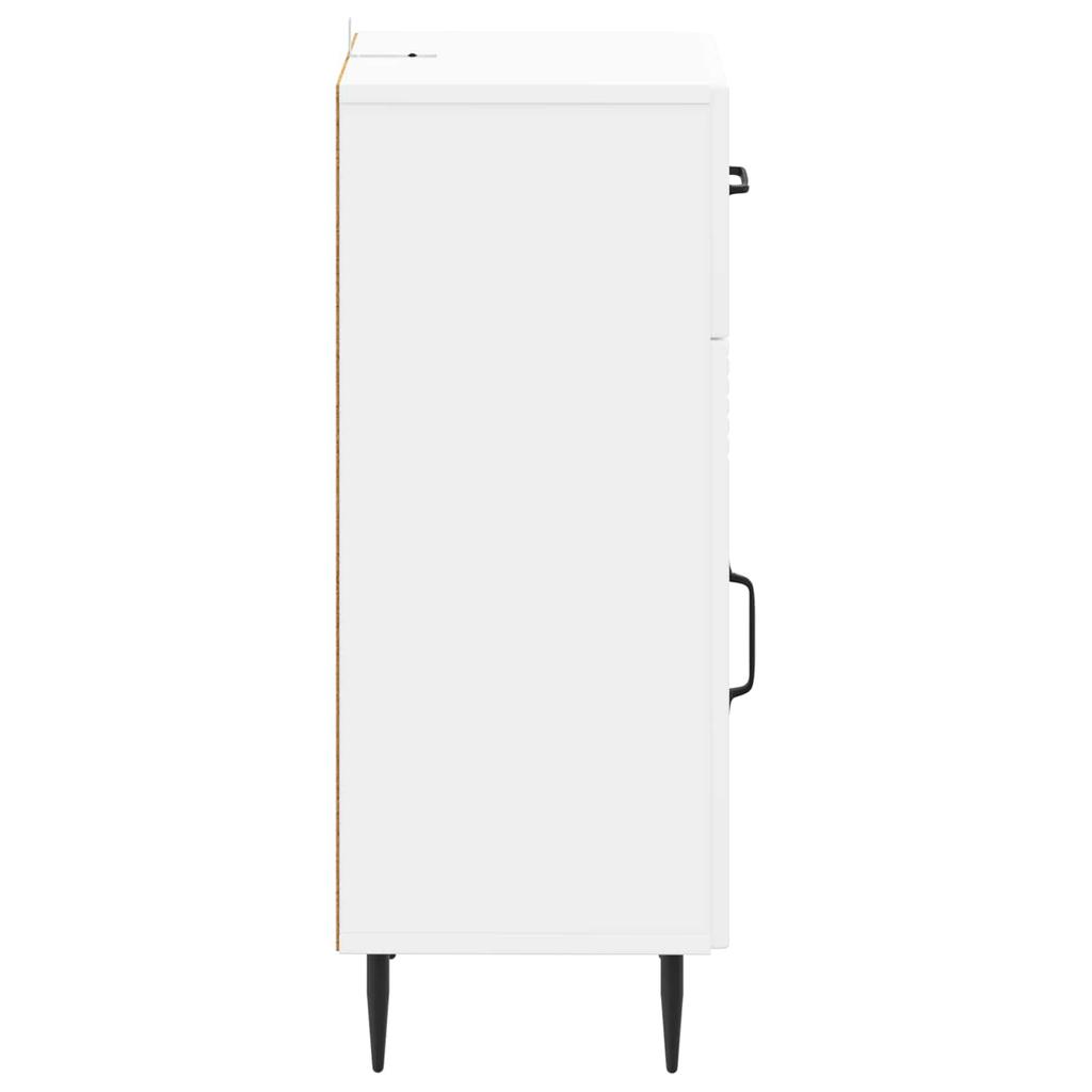 Bathroom Storage Cabinet HAARLEM White 30 X 31 X 80 Cm