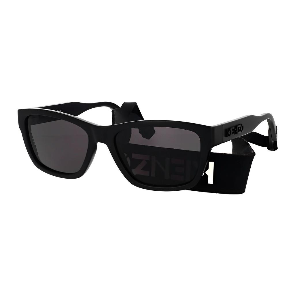 Kenzo Casual Comfortable Fashion Square Sunglasses Men Sunglasses Black KZ40151IY01A