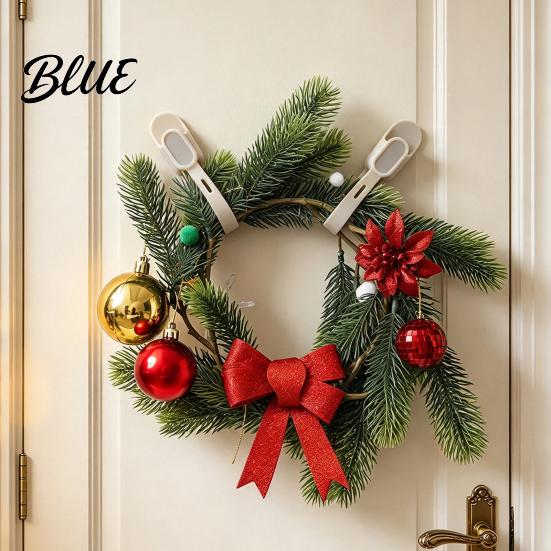 Gancio da Parete Decorazione Festiva Appendi Stagionale Robusto Ghirlanda di Natale Pendente da Appendere Supporto Adesivo Articoli per la Casa