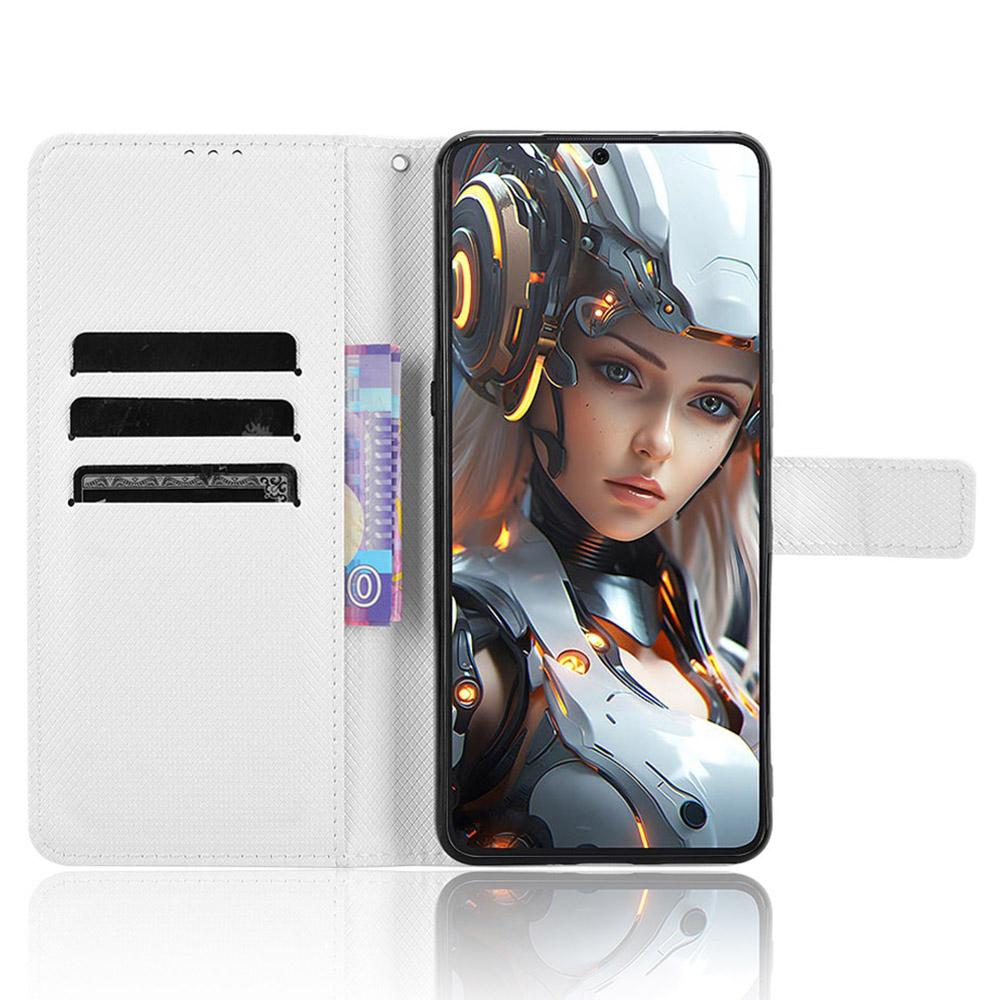 Dla Cubot Max 5 Etui Skórzane PU Tekstura Diamentowa Portfel Pokrowiec na Telefon
