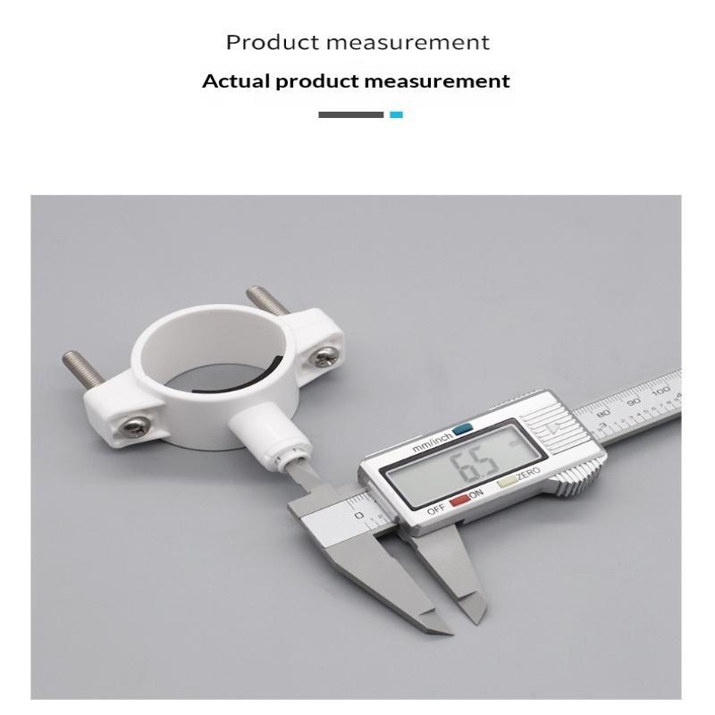 Water Filter Replacement Clamp for RO System Quick Disconnect Food-Grade BPA Free Fits Standard Size Household Water Purifier Parts
