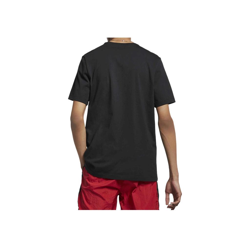 Air Jordan 4 Legacy Woven Labels Short Sleeve Crew Neck T-Shirt Men Tops Black CI9876-010