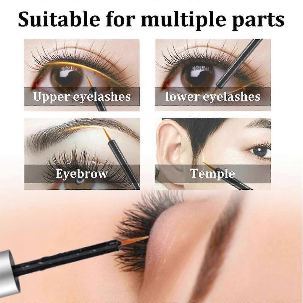 Nourishing Mascara & Eyebrow Serum - Slimming, Lengthening, Darkening Natural Black Lash & Brow Enhancer with Blueberries, Grape Seeds & Cranberries -