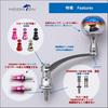 HEIGHTEN 56mm Reel Handle with 30mm Knob for Shimano and Daiwa Aurora Series Spinning Reels (Gunmetal & Gunmetal) (391)