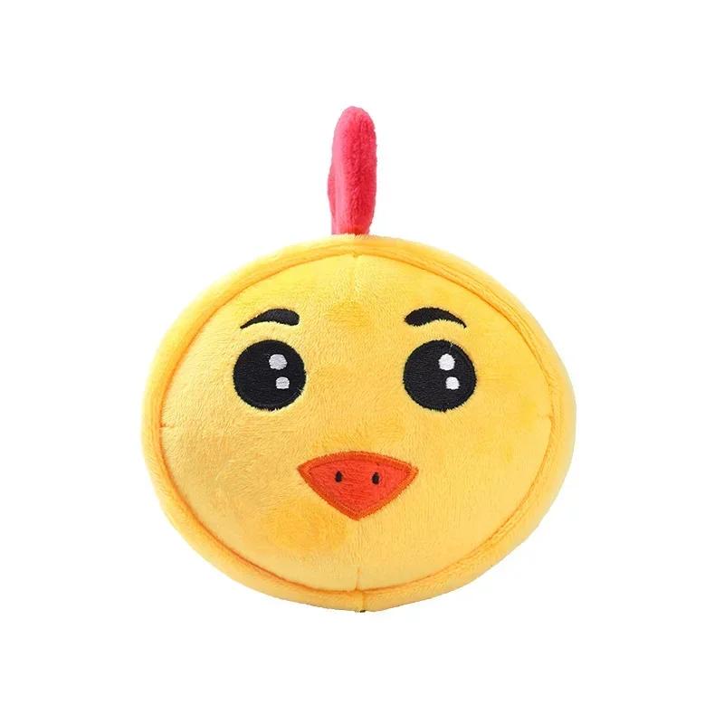 

Plush Dog Ball Squeaky Toys Animal Shape Puppy Chihuahua Internactive Chew Toy Funny Bite Resistant Pets Dogs Accessories Supply 1pcs picture show