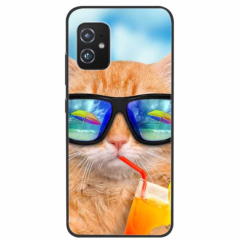For Asus Zenfone 8 ZS590KS Cases 5.9 " Marble Soft TPU Silicone Phone Covers For Asus Zenfone8 ZS590KS Back Cases Fundas Coques