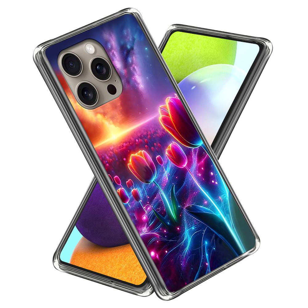 For iPhone 16 Pro Max Case IMD Pattern Printing TPU Shockproof Phone Cover