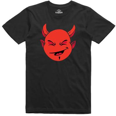 Halloween Costume T Shirt Mens Cheeky Laughing Devil Regular Fit Top